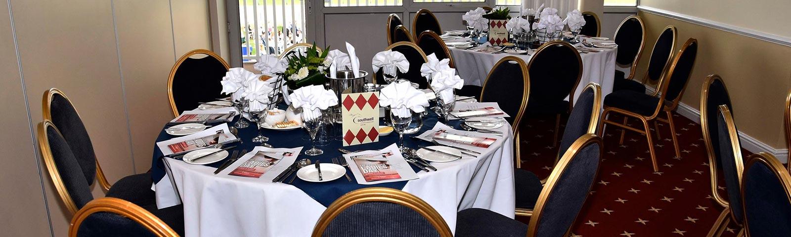 Private suite set up for a raceday.