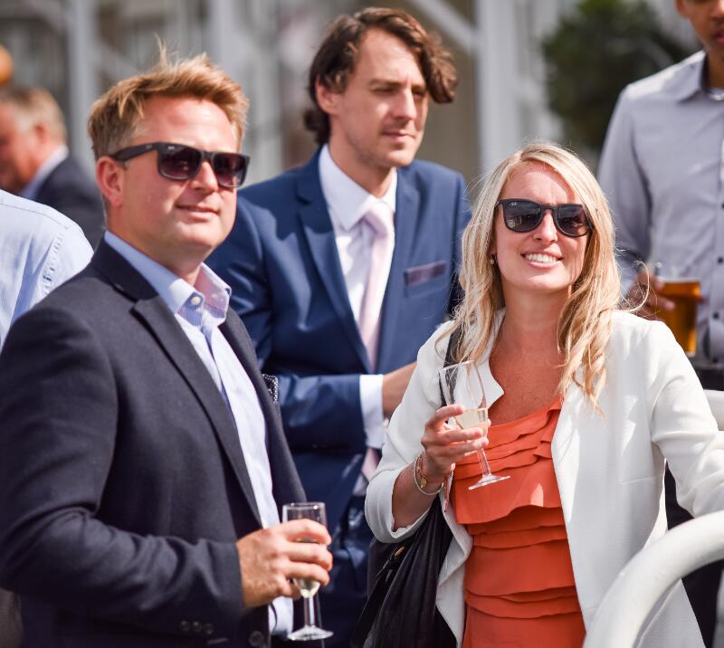 Group at the races