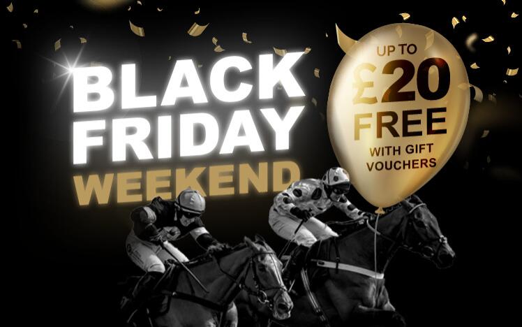 Treat someone with black friday gift voucher to enjoy live horse racing at Southwell Racecourse. A unique gift for Christmas